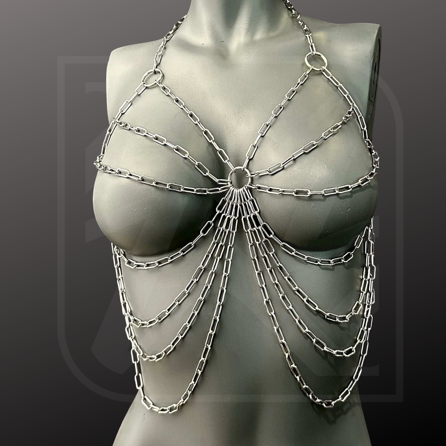 Medusa Chain Top – Bodychain Messing