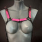 Aphrodite Desire Harness in schwarz und pink, sexy, mutig, sinnlich