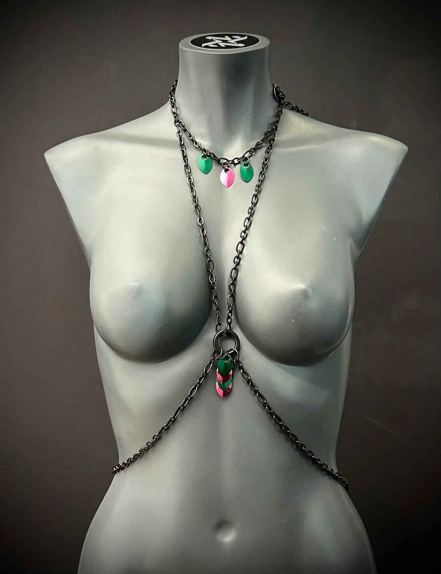 Freyja Bodychain – Stainless Steel & Aluminum