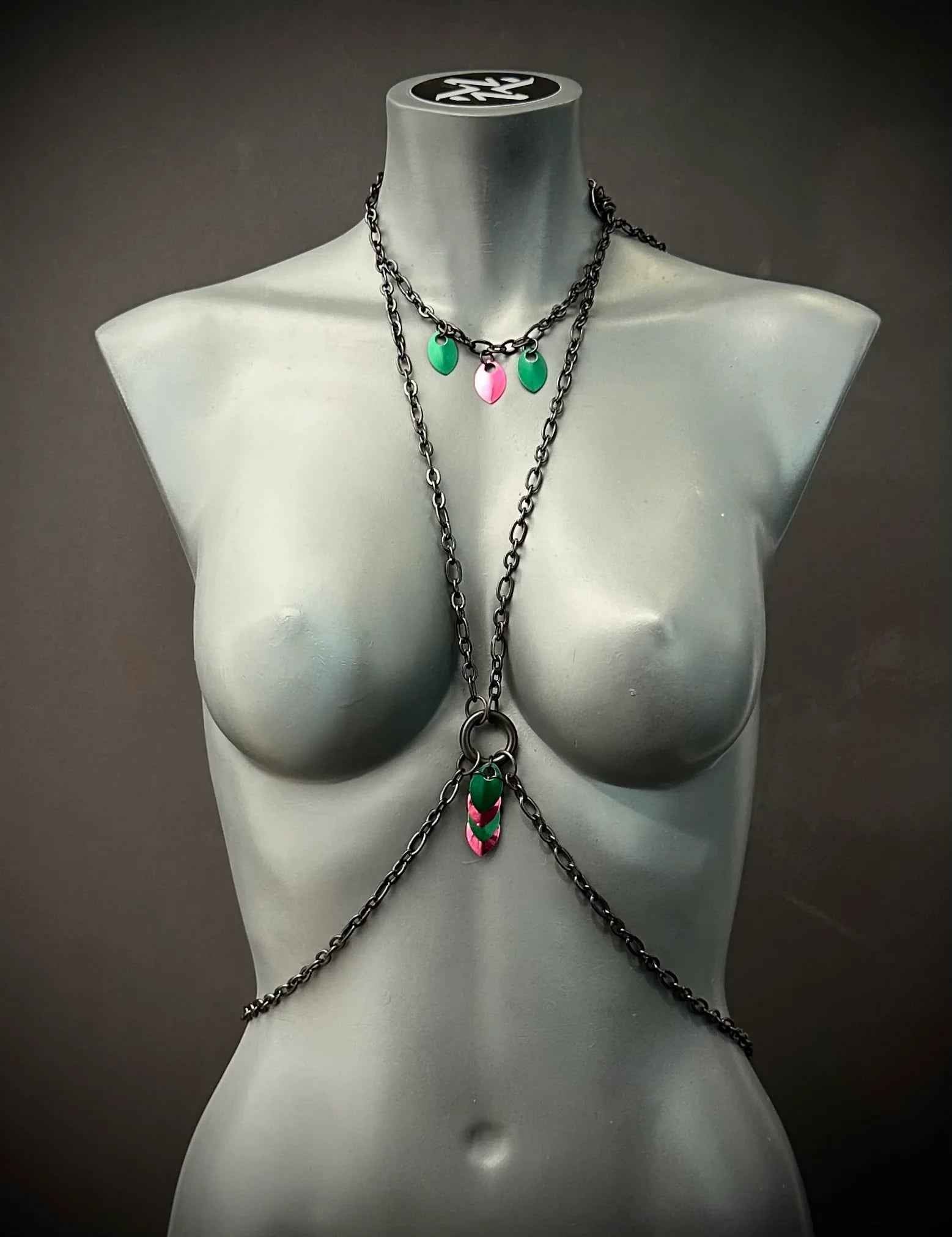 Freyja Bodychain – Stainless Steel & Aluminum