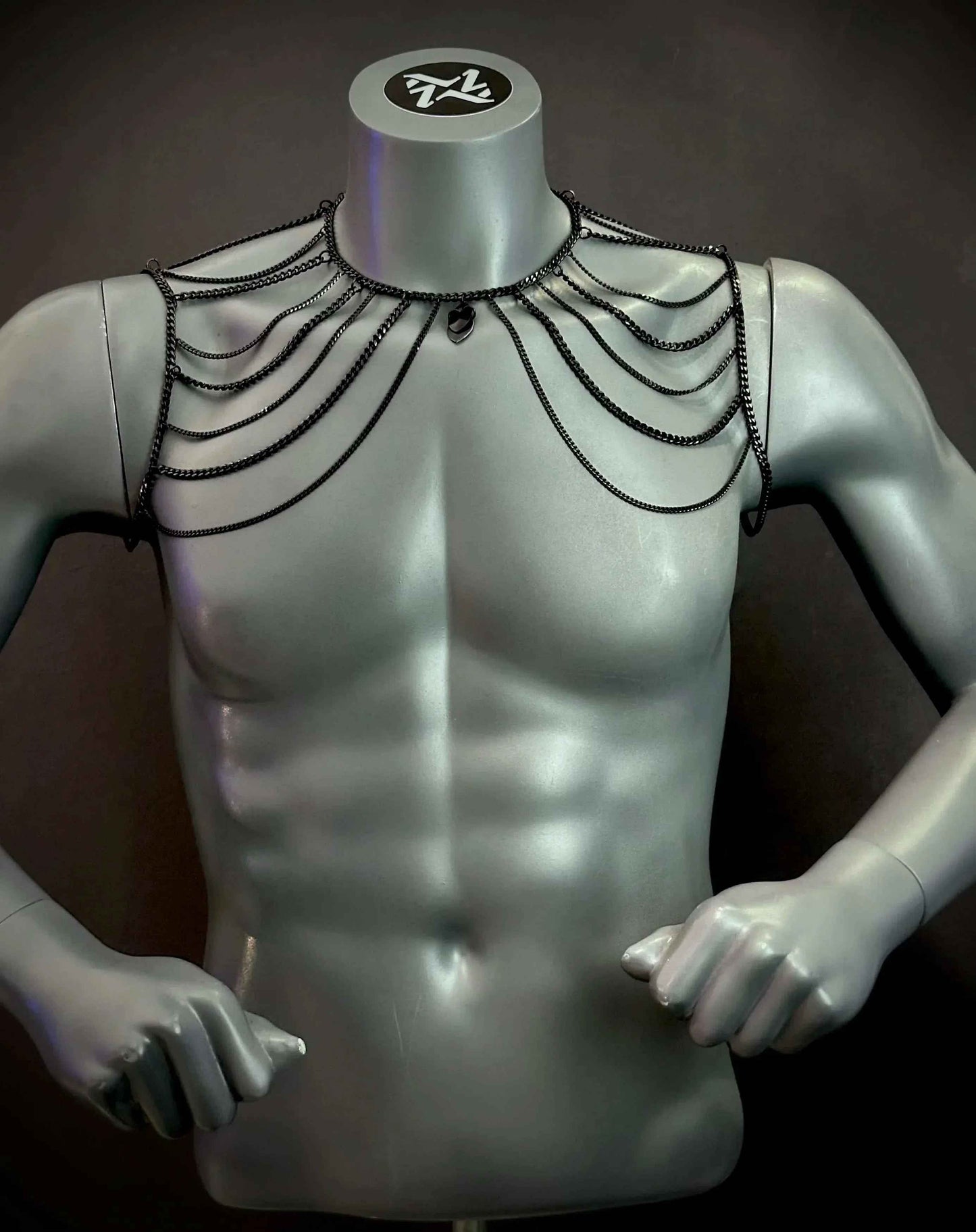 Phoenix Bodychain – Symmetrical Stainless Steel