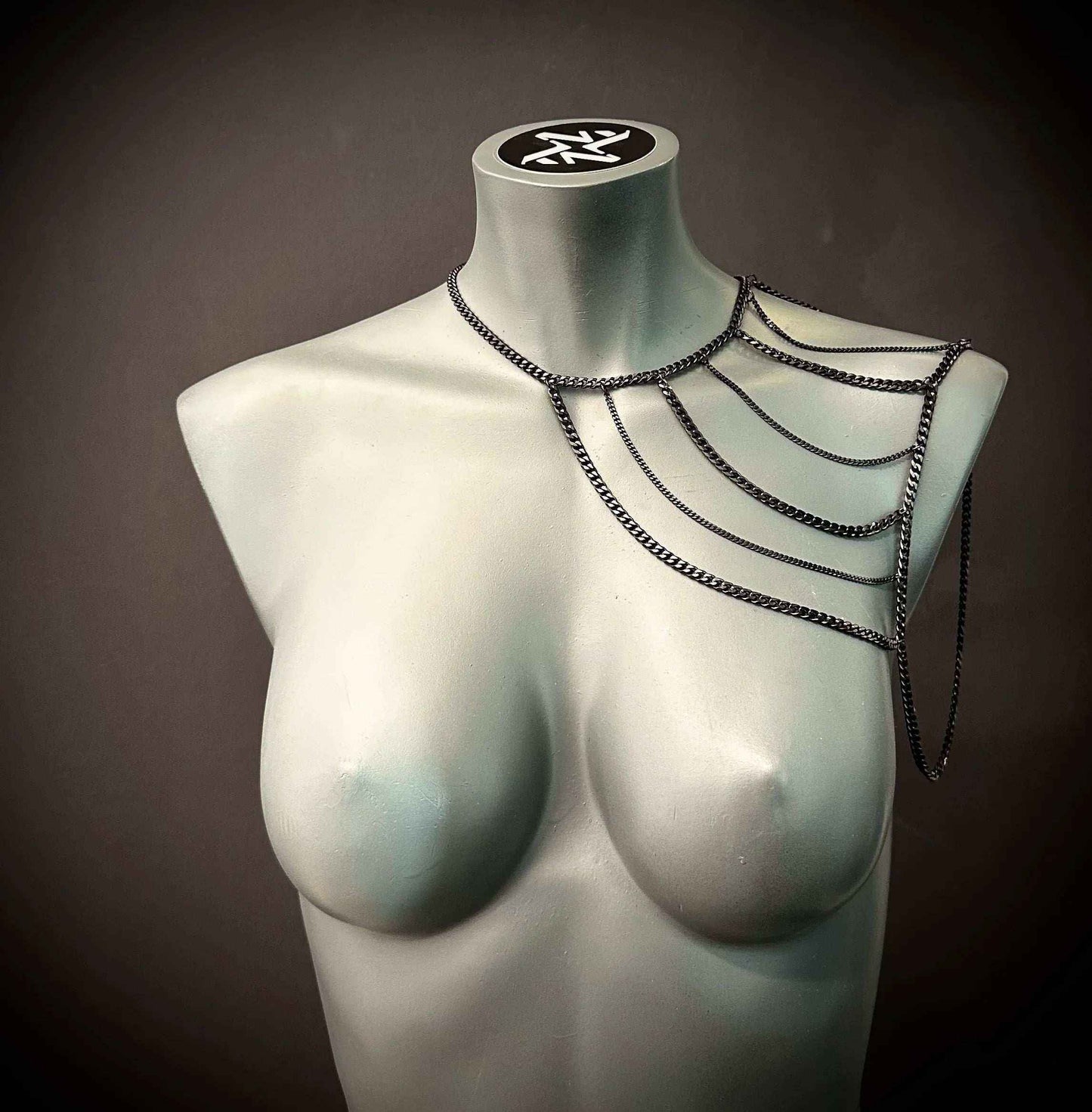 Wing Bodychain – Asymmetrical Luxury Stainless Steel Body Jewelry