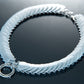 Choker Silber mit mattem Frost-Finish, moderner Stil, elegant und kühl wirkend