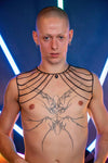 Phoenix Bodychain – Symmetrical Stainless Steel