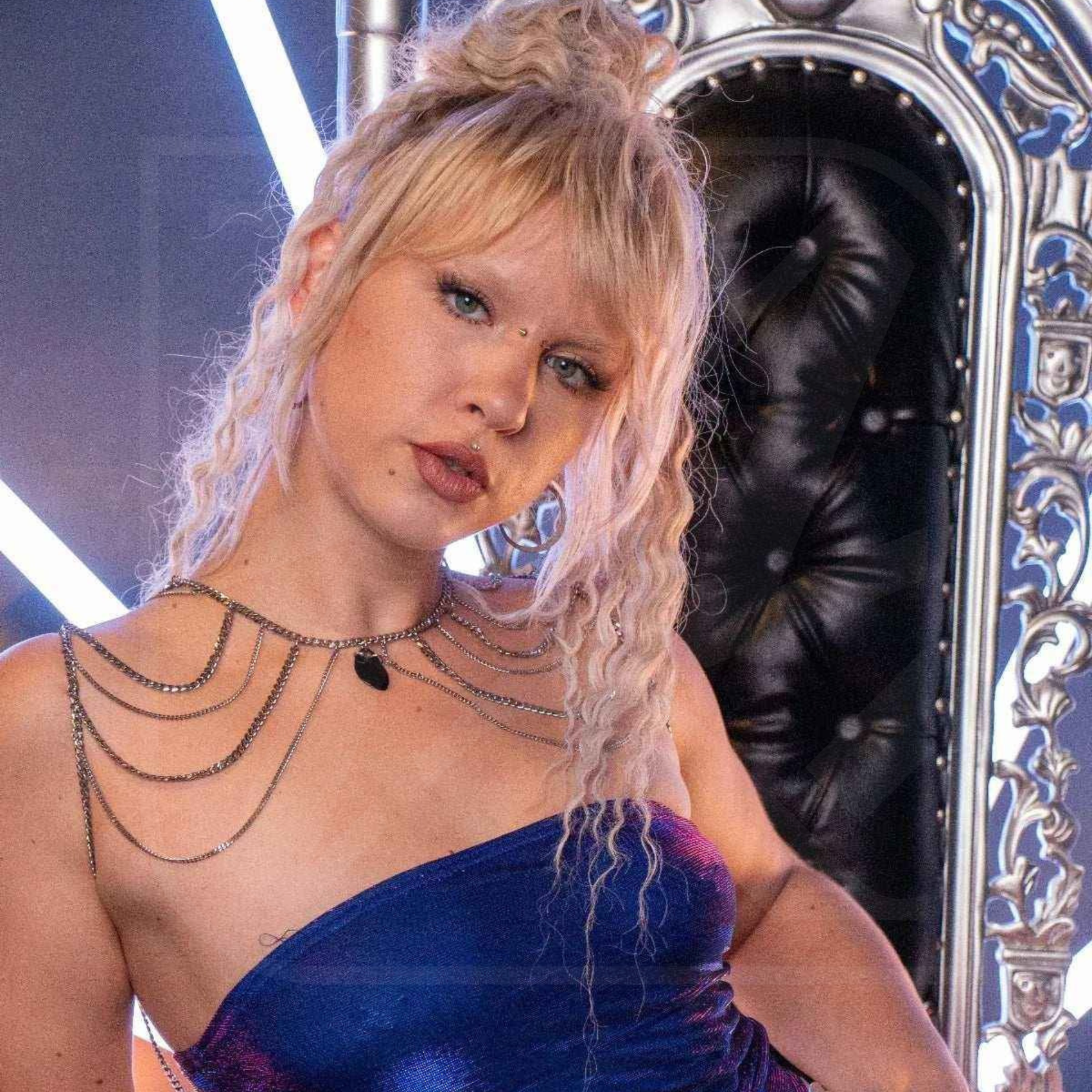 Phoenix Bodychain – Symmetrical Stainless Steel