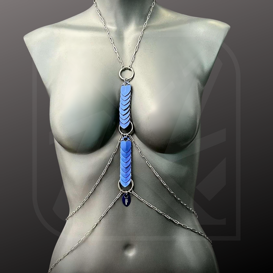 Körperkette in der mitte in verscheiden farben anpuppen