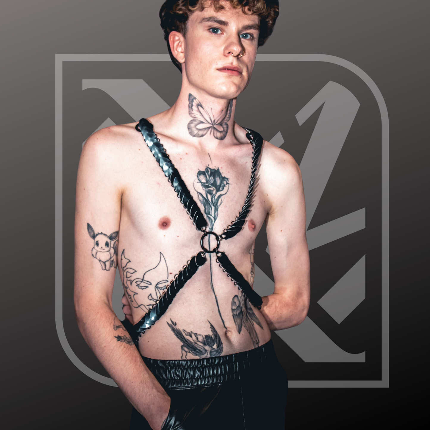 X förmiges Harness in verschiedene farben