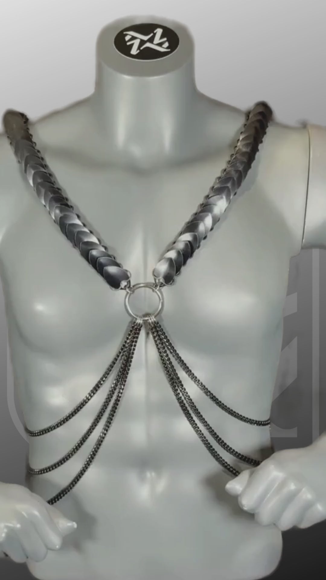 Video wo das Ariv harness darauf zu sehen ist von allen seiten